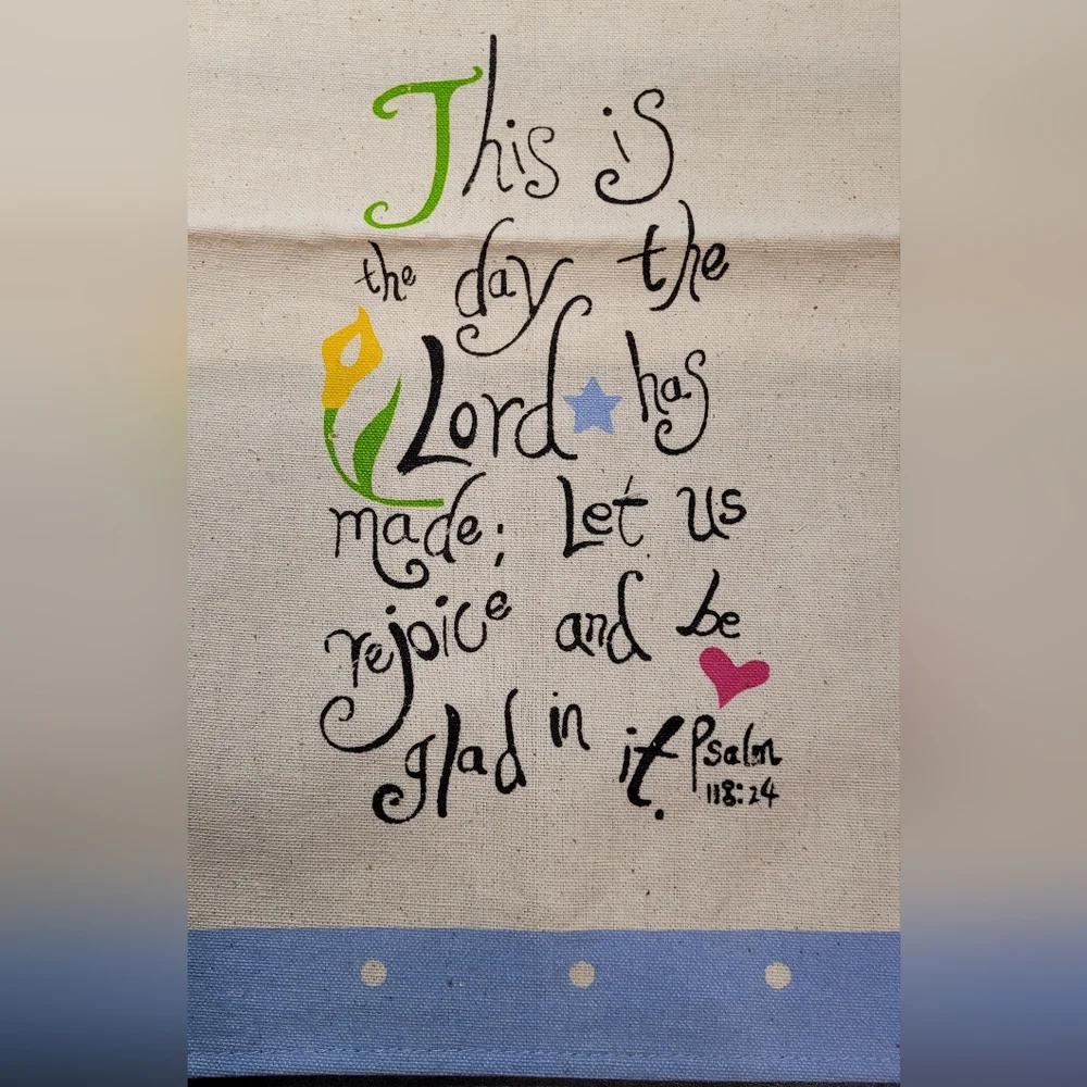 Collection Etc Bible Verse Cotton Hand Towels Set of 3